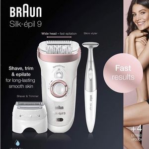 Braun Silk-épil 9 
World’s 1st smart epilator